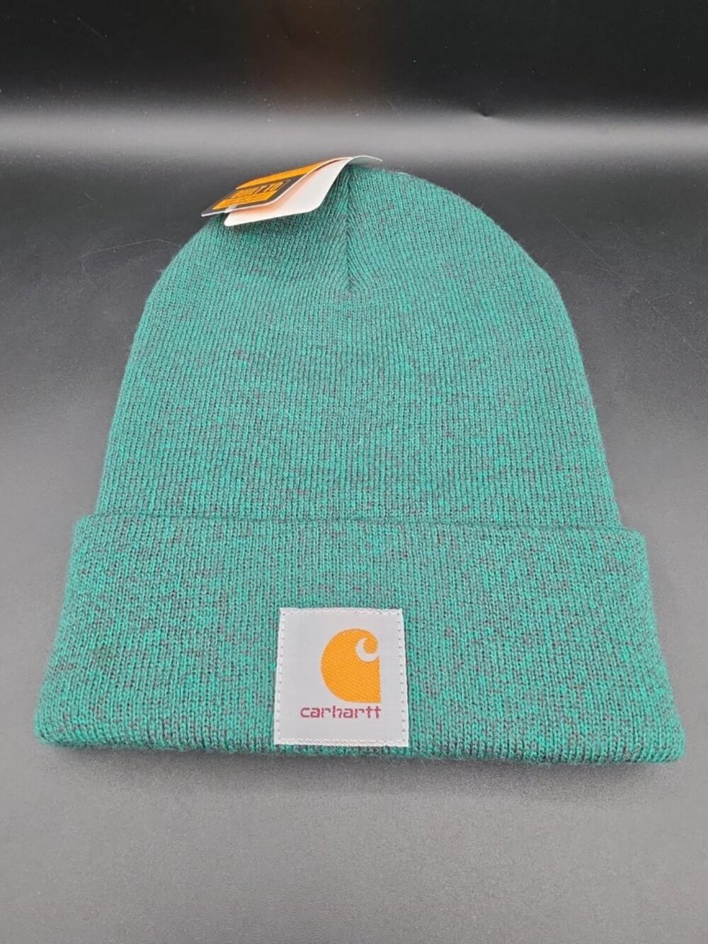 NWT Carhartt Unisex Beanie Hat Green Teal One Size